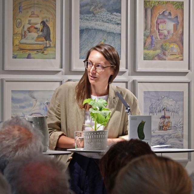 Johanna Sebauer präsentierte "Das Gurkerl" im Literaturhaus Mattersburg