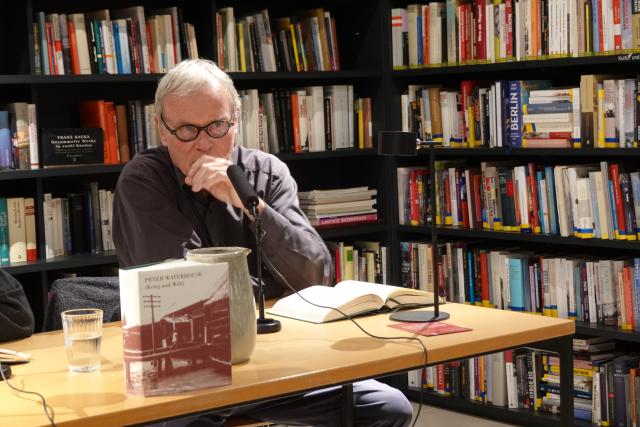 Peter Waterhouse im Literaturhaus Mattersburg