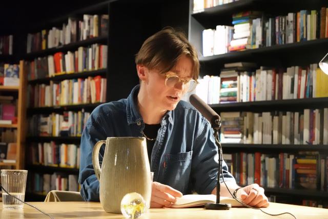 Autorin Julia Jost im Literaturhaus Mattersburg