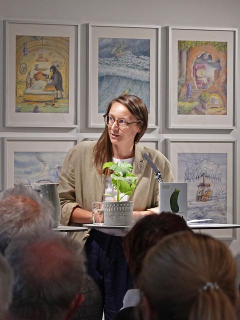 Johanna Sebauer präsentierte "Das Gurkerl" im Literaturhaus Mattersburg