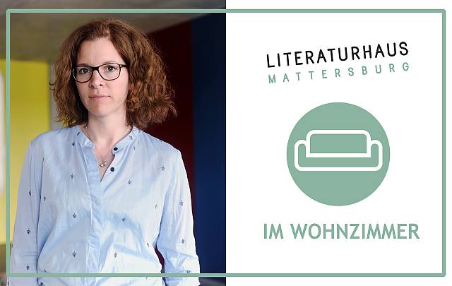 Birgit Schneider im Literaturhaus im Wohnzimmer