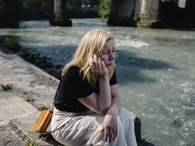 Sandra Hüller als Ingeborg Bachmann