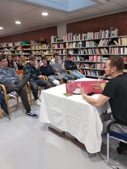 Robert Prosser in der HAK Eisenstadt