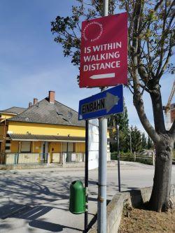 Literarische Wegschilder in Mattersburg